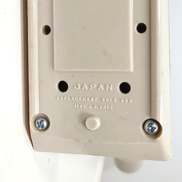 Vintage Lamp MCM Gooseneck Bendable Japan Small Metal Beige Gold Works - Picture 2 of 8